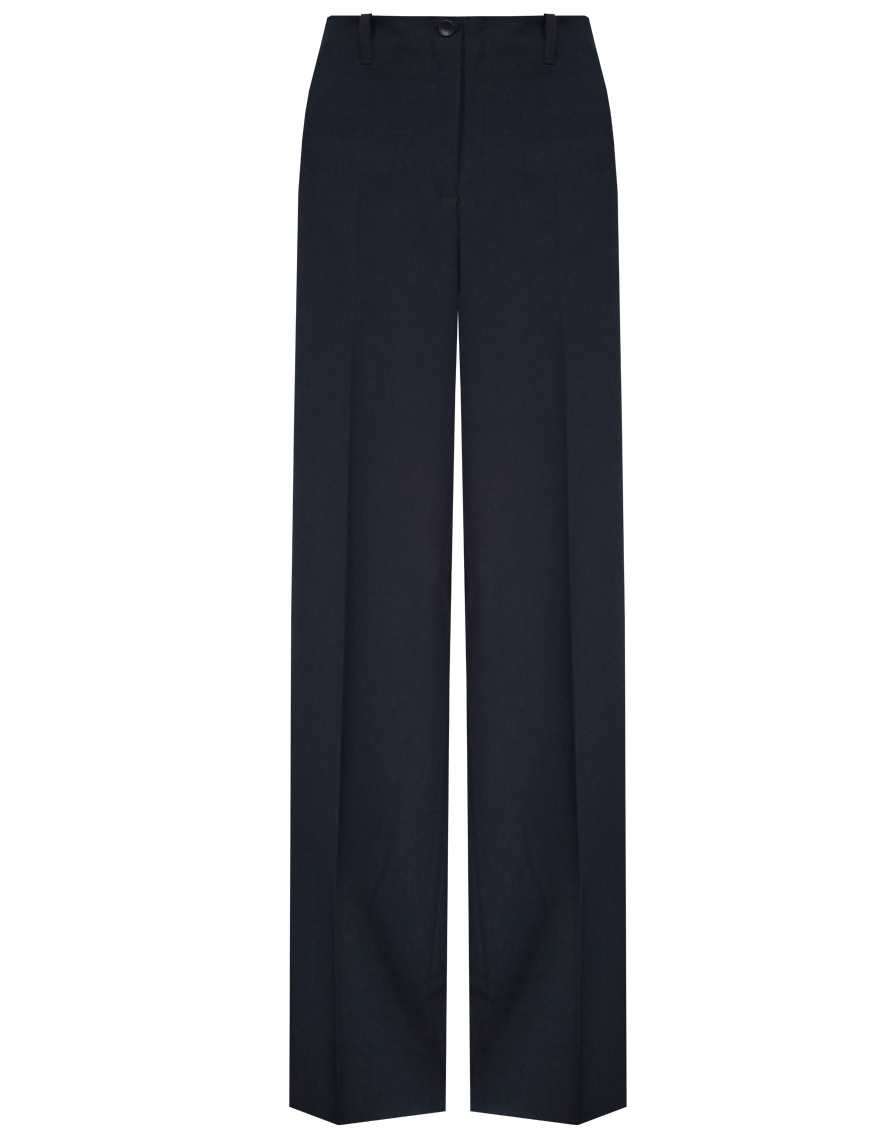 Брюки на резинке свободные удлиненные