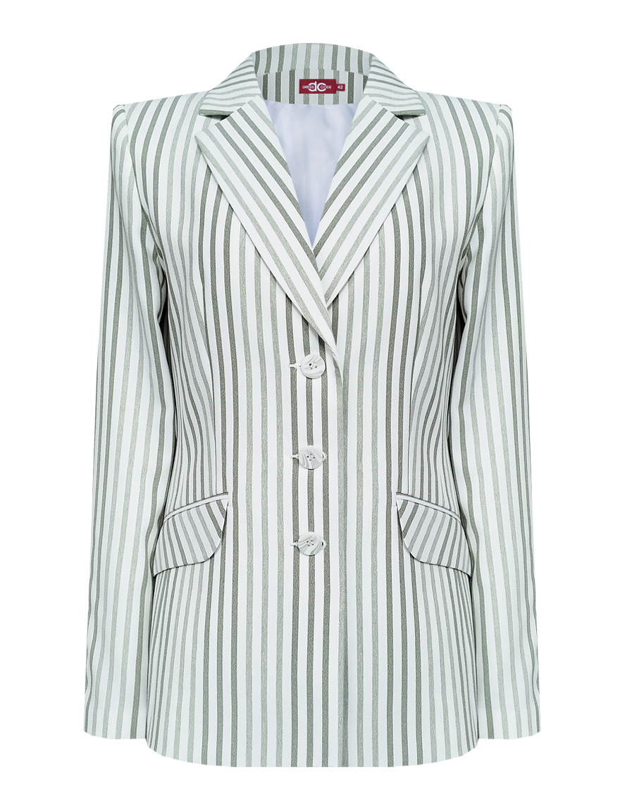 Пиджак облегченный в полоску