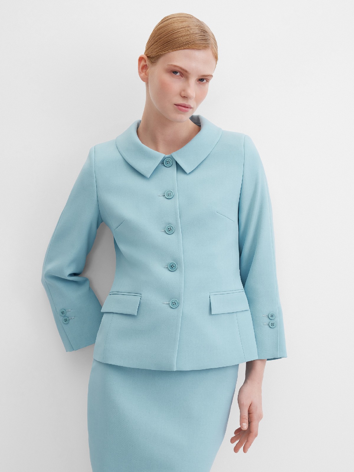 Жакет укороченный в стиле "Кеннеди"