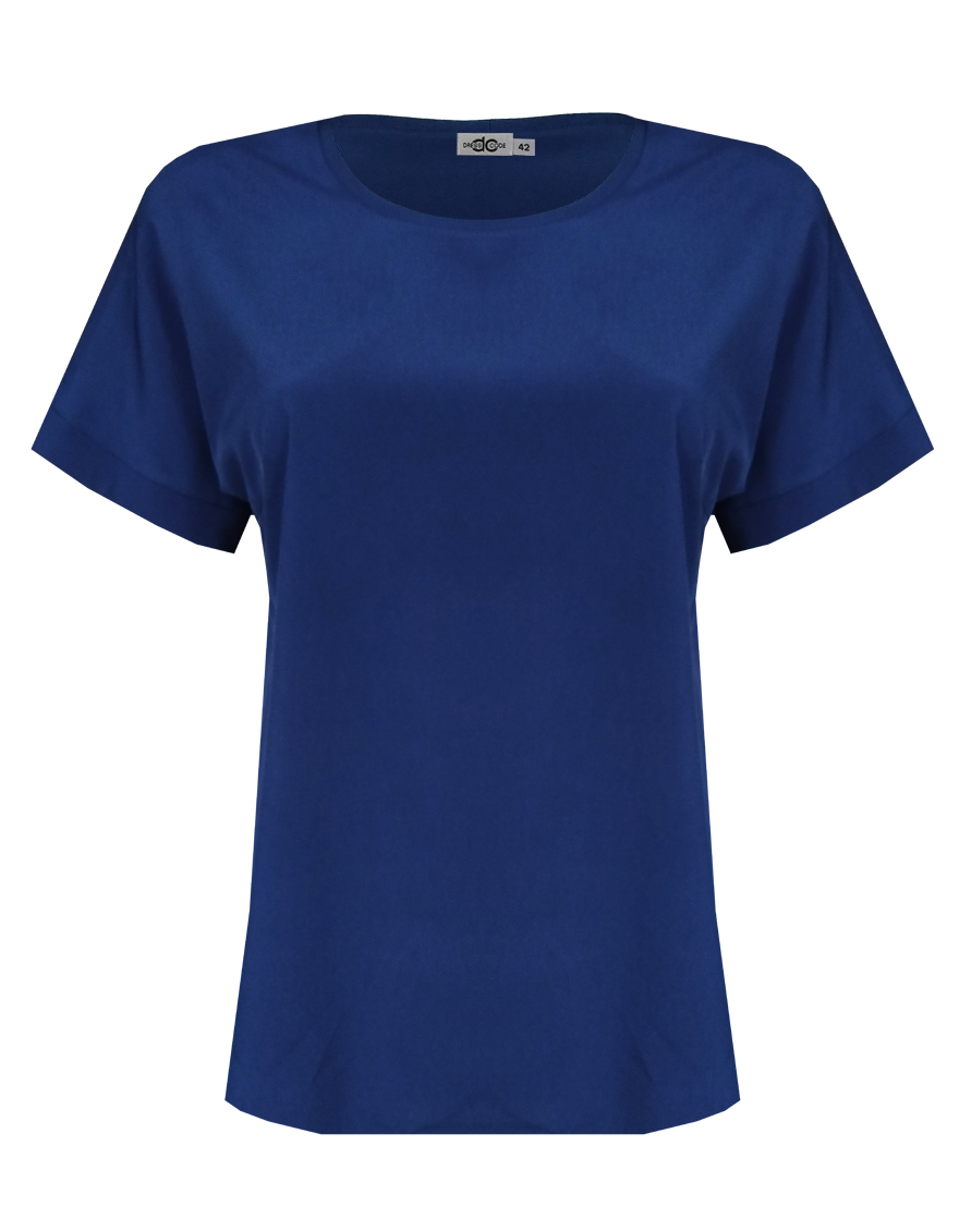 Блуза с коротким цельнокроенным  рукавом