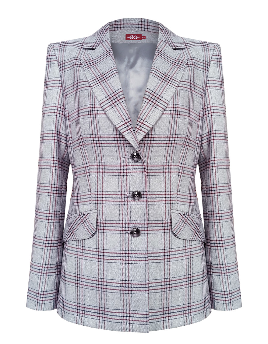 Пиджак классический в клетку