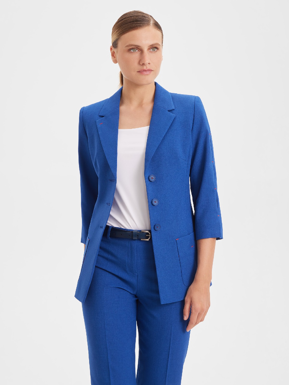 Пиджак облегченный с декоративными элементами