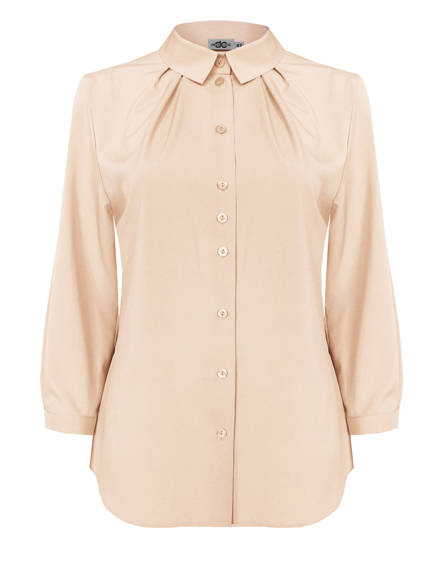 Блузка с  мягкими складками