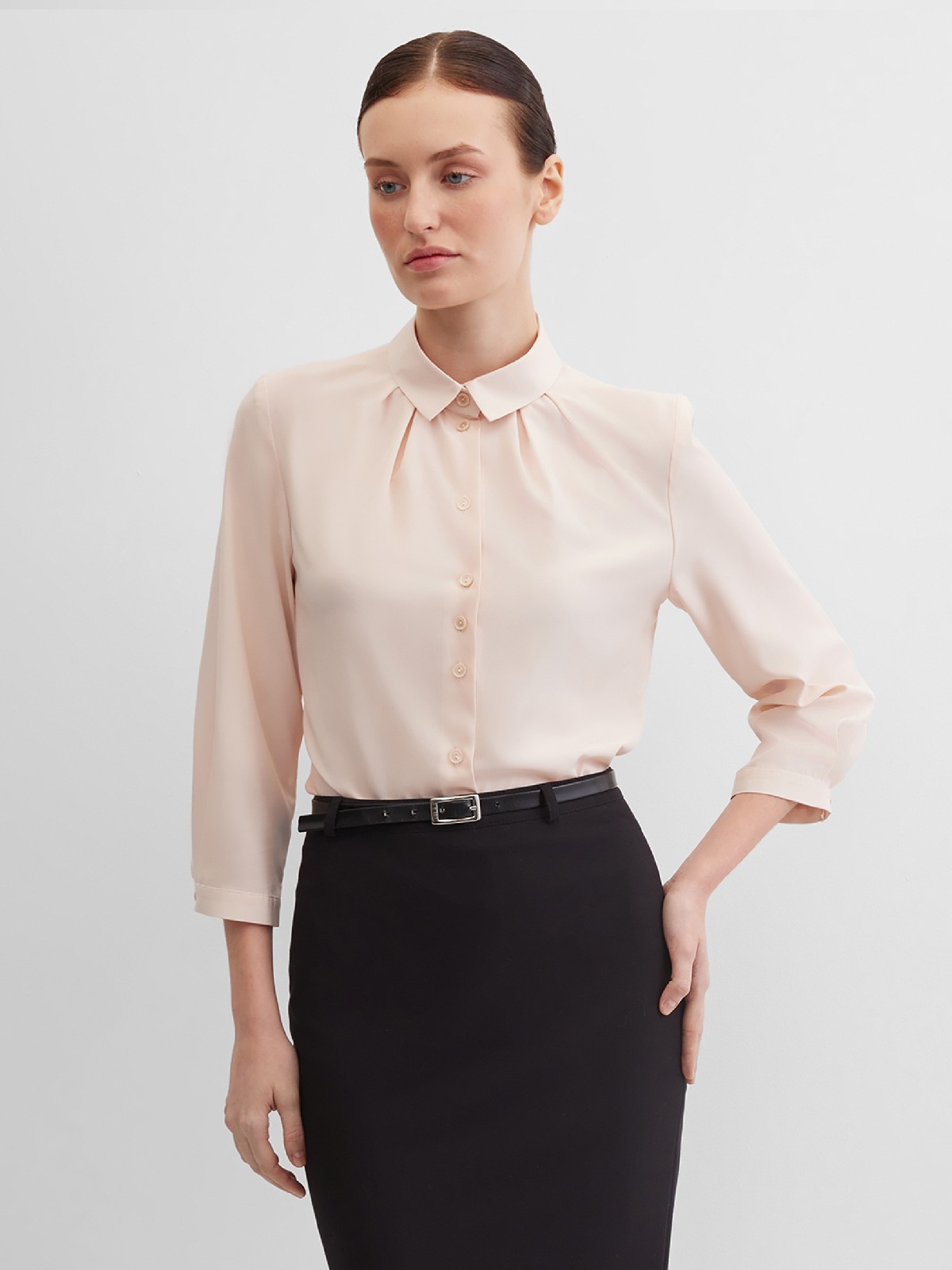 Блузка с  мягкими складками