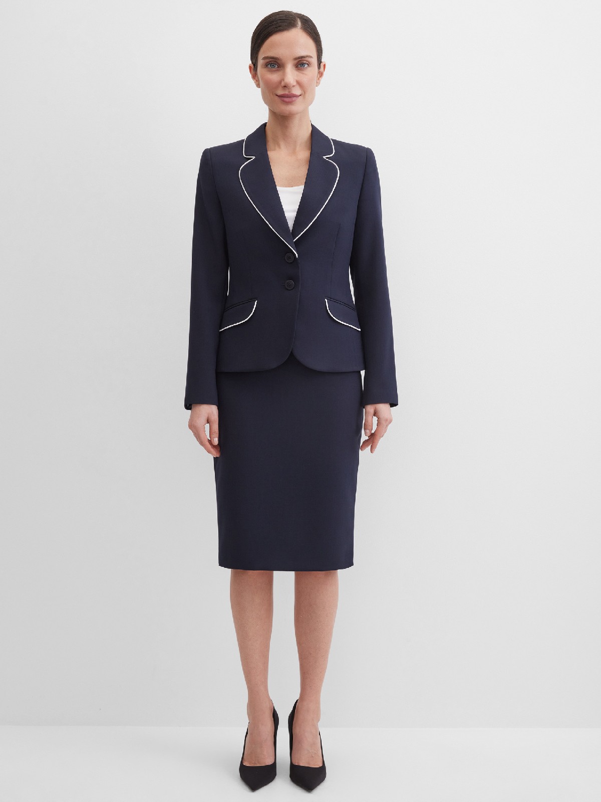 Юбка зауженная книзу