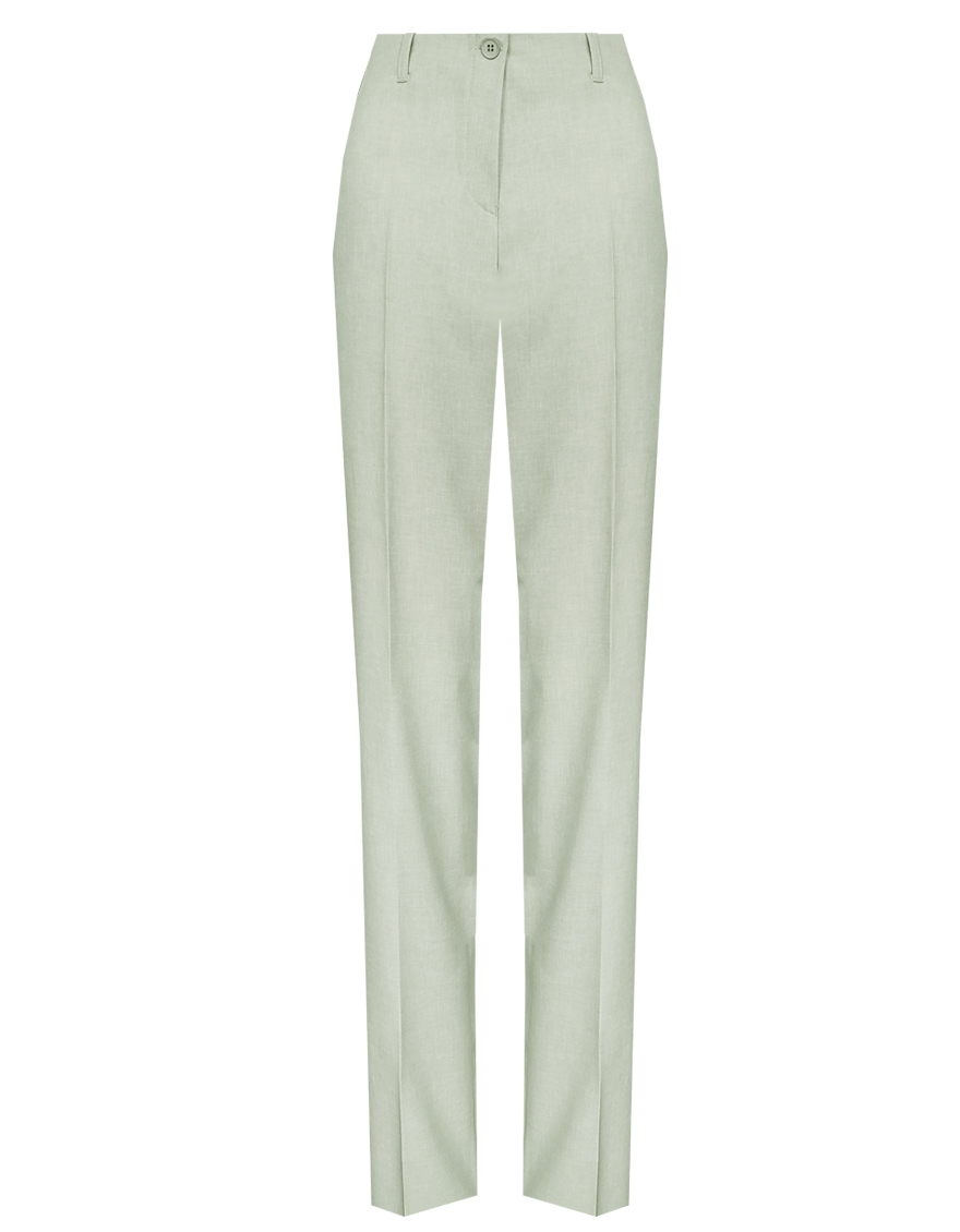 Брюки на резинке  удлиненные без карманов